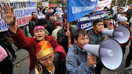 В Бишкеке в прошедшем году прошло 726 митингов