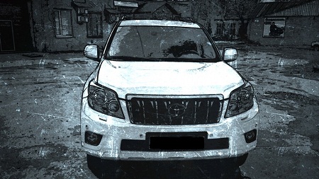 В Кыргызстане обнаружен автомобиль «Toyota Land Cruiser Prado», похищенный в Казахстане