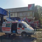 В Бишкеке вода залила магазины