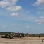 Команда Кыргызстана вступила в борьбу за финал танкового биатлона