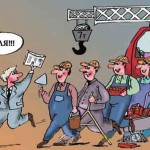 – Капитан, вижу землю! – Так хватай и не рассуждай!