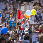 Лучшие кадры с шествия Бессмертного полка в Бишкеке