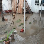 Проливной дождь в Оше затопил дворы 8 жилых домов