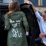 Меланья Трамп отправилась к детям-мигрантам в куртке с надписью «Мне все равно»