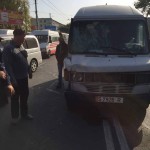 Водитель маршрутки, сбивший инспектора ГУОБДД, задержан