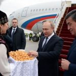 Президент России Владимир Путин прибыл в Кыргызстан