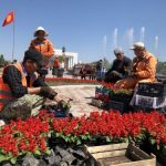 В столице открыт сезон фонтанов, а ещё продолжаются посадки цветов