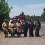 На границе пожар тушили…