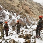 Военные уходят в горы