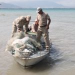 Более 3 тонн мусора собрали со дна Иссык-куля