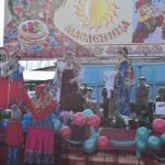 Российские военные вместе с жителями Канта праздновали масленицу