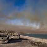 В центральной части Греции возникли новые пожары