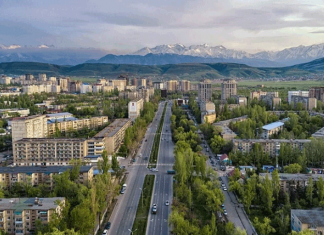 Улицы Бишкека меняют облик