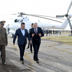 МЧС Кыргызстана передан российский вертолет МИ-8