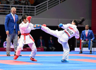 Каратистка Кымбат Тойтонова завоевала бронзу Азиатских игр