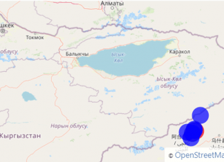 Шесть землетрясений ощутили жители Кыргызстана за ночь и утро 23 января