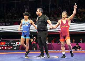 В Бишкеке завершился чемпионат Азии по борьбе