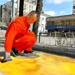 Зеленый, желтый, оранжевый – но не светофор, а велодорожка