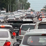 С июля по сентябрь бишкекчане простояли в пробках больше месяца