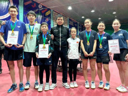 Молодежный чемпионат Кыргызстана по настольному теннису: итоги