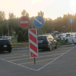 Парковка на площади Победы