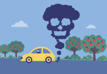 Кушайте смело яблочки наливные, выхлопными газами пропитанные