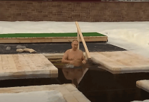 Японцы в шоке от кадра с Путиным с крещенских купаний